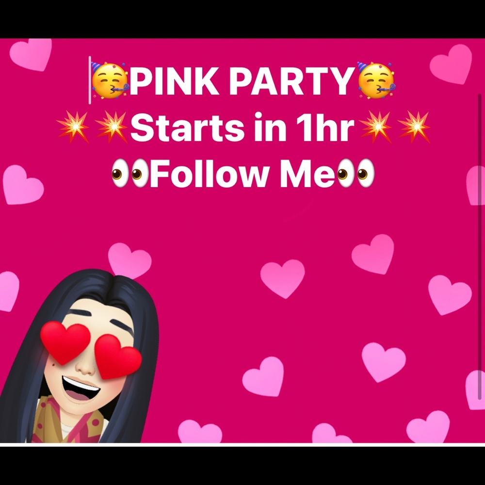 ❤️PINK Party Starts in 1hr ❤️